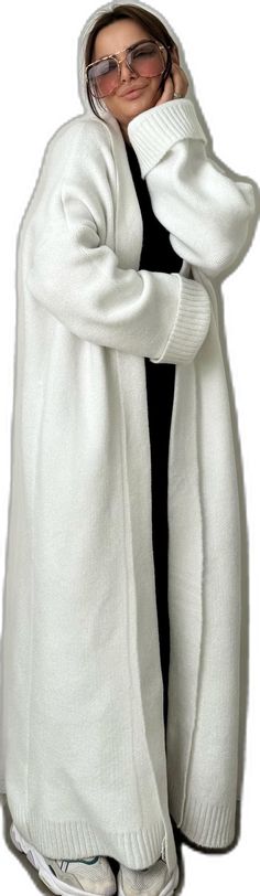 Long Cream Cardigan For Winter, White Long Sleeve Sweater Coat For Cold Weather, Cozy White Fall Cardigan, White Sweater Coat For Cold Weather, White Soft Knit Sweater Coat, White Soft Knit Long Sleeve Sweater Coat, Cozy White Long Sleeve Cardigan, White Long Sleeve Soft Knit Sweater Coat, White Long Sleeve Cozy Sweater Coat