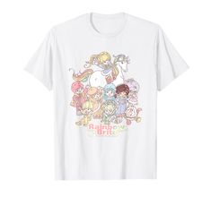 a white t - shirt with cartoon characters on it