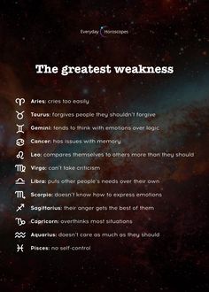 an image of the great weakness poem on a galaxy background with space in the background