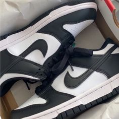 Super Cute Panda Dunks! Barely Worn! Look New! Nike Dunk Lows, Panda Dunks, Dunk Lows, Cute Panda, Kids Nike, Shoes Nike, Nike Dunk, Nike Black, Nike Dunks