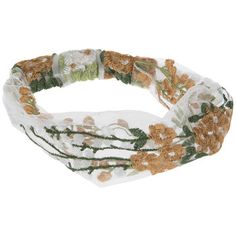 Add the finishing touches to your look with hair accessories like the Floral Embroidered Headband! This headband is made with a white tulle material and embroidered with intricate white and orange flowers. Instead of an open back, this accessory has a closed, elastic back for a bit of added security. Upgrade your entire look with one simple piece! Details: 	 Band Thickness: 3 1/4" 	 Size: One Size Fits Most White And Orange Flowers, Tulle Headband, Tulle Material, Bride Tiara, Pearl Hair Pins, Home Office Accessories, White And Orange, White Headband, Home Supplies