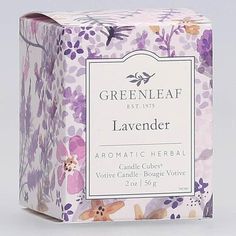 Greenleaf Gifts Candle Cube Boxed Votive Pack of 4 - Lavender Tealight Candle Boxes, Pastel Scandinavian, Herbal Candles, Chic Candles, Purple Candles, Craft Packaging, Candle Branding, Candle Packaging, Candle Art