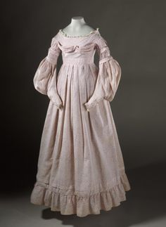 Girl's Dress, United States, circa 1837 1830 Fashion, Dress Usa, Historical Clothes, Vintage Childrens Clothing