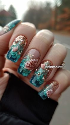 #fashion, #style, #outfitinspiration, #beauty Nails For Cruise, Nails For Cruise Vacations, Brown Fall Nails, Nail Art Fall, Cruise Nails