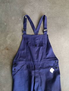 #AnciennementModern . Circa #70s French army indigo #overall - Awesome details and finishes - Made in France - #doublestitched - #chainstiched  . #deadstock  . Size Large  .  135cm lenght 75cm Inseam  25cm ankles .  #frenchworkwear #retro #fashion #menstyle #madeinfrance #workwear #heritage #casual #casualstyle #denim #militaria #70s #bleudetravail #vintage #oldies #rare #collector #design #moleskine #作業着 #デニム #ビンテージ Indigo Cotton Overalls With Pockets, Vintage Cotton Overalls With Side Pockets, Vintage Blue Cotton Overalls, Vintage Denim Workwear Jumpsuit, Blue Cotton Utility Shortalls, Vintage Blue Cotton Shortalls, Vintage Denim Overall Jumpsuit For Work, Blue Vintage Cotton Shortalls, Vintage Workwear Overalls With Pockets