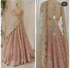 Gown Indian Wedding, Kashmiri Suits, Desi Clothing, Cultural Fashion, Sequence Embroidery, Choli Blouse, Wedding Lehenga Designs, Work Lehenga