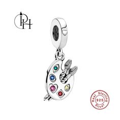 *20% Limited Time Sale* Pandora Fitting Art Painter 925 Silver Charm -  These charms will fit all top brand bracelets (e.g. Pandora, Chamilia) -  925 Sterling Silver Charms (Hallmarked) -  Highest Quality Cubic Zirconia Stones -  Fast Delivery With Royal Mail 1st Class -  Fully Tracked International Shipping -  Free UK Shipping -  Free Gift Pouch -  100% Positive Feedback -  30 Days returns are welcome Unleash your creativity or celebrate an artist you love with this genuine Painter charm. Craft Pandora Bracelet Charms, Pandora Style, Pandora Bracelet, Silver Charms