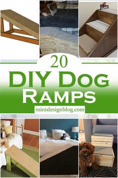 20 diy dog ramps that are easy to make and great for your pet bed