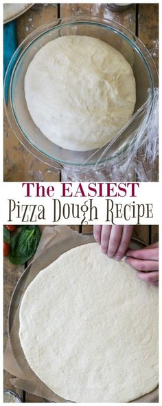 the easyest pizza dough recipe you'll ever need to make it at home