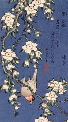 Japanese Art, Birds, White