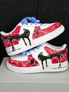 Elevate your sneakers into a one-of-a-kind masterpiece with custom handpainting. Contact me to bring your vision to life! I create custom handpainted Air Force 1s for both kids and adults, tailored to your unique style and preferences. You pick the theme and design. Whether it's for you, your kid, brother, nephew, or anyone special, I craft each pair with meticulous care. Pricing varies slightly depending on size and design. White Custom Sneakers With Round Toe, Custom Red Sneakers With Artwork, Red Custom Sneakers With Artwork, Custom Red Sneakers With Custom Artwork, Red Custom Sneakers With Custom Artwork, Custom White Sneakers With Waterproof Paint, Customizable Red Sneakers With Round Toe, Customizable Red Sneakers, Custom Red Sneakers With Round Toe