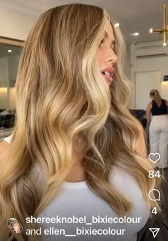 Amanda Stanton Hair, Rich Golden Blonde Hair, Bronze Creamy Blonde, Angela Halili, Butter Blonde Hair Balayage, Bright Honey Blonde Hair, Dimensional Honey Blonde, Warm Dimensional Blonde, Blonde Hair For Pale Skin