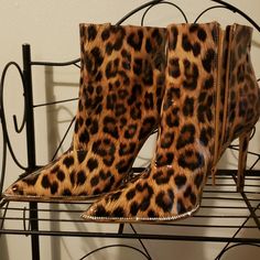 Reposhing This Item I Purchased From @Khousefashion. Loved It, But The Heels Are To High For Me. Beautiful Boot. Questions? Leave A Comment Below! Leopard Print Booties, Beautiful Boots, Walk On, Bootie Boots, Leopard Print, Animal Print, Ankle Boots, Brand New, Women Shoes