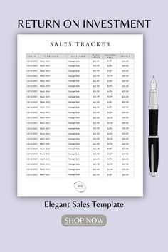 Editable Sales Tracker - Streamline your house cleaning business. Printable in various sizes. Track sales, platforms, prices, fees, and profits. Optimize your business now. Pin it! Best Businesses To Start, Budget Grocery List, Budget Grocery, Sales Goals, Best Business To Start, Sales Tracker, Printable Tracker