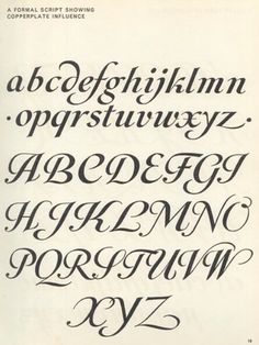 the upper and lower case of an old fashioned script