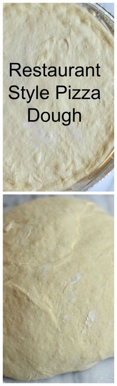 an image of two different types of pizza dough