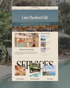 an image of a website design for a real estate listing company that sells luxury homes