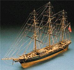 a model ship on a blue surface with the name mantua written in it