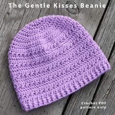 the gentle kisses beanie crochet pattern