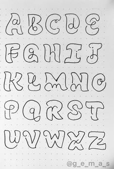 Letter Fonts Drawing, Simple Design For Scrapbook, Font Alphabet Bold, Love Fonts Alphabet, Fun Handwritten Fonts, Fun Lettering Fonts, Magical Fonts Alphabet, Calligraphy Fonts Alphabet Vintage, Stylish Fonts Alphabet Letters