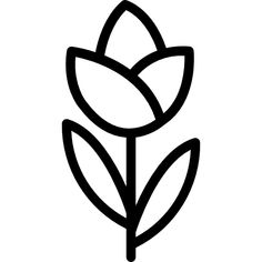 a black and white line drawing of a flower