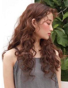 Hair Color Streaks, Shot Hair Styles, Curly Hair Inspiration, Permed Hairstyles, Asian Hair, Hair Envy, Aesthetic Hair, Hair Dos