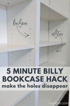 Billy Regal Hack, Bookcase Hack, Billy Ikea, Ikea Built In, Billy Bookcases, Billy Bookcase Hack, Ikea Billy Bookcase Hack