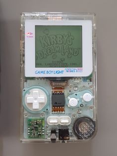 a nintendo game boy light switch sitting in a plastic case