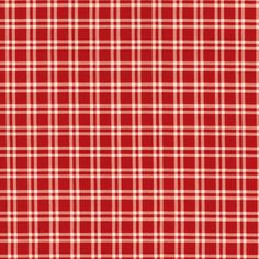 a red and white plaid fabric