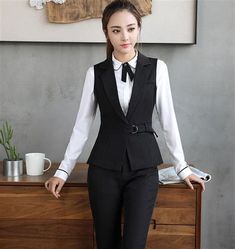 womens blazer and pant set. There are any references about womens blazer and pant set in here. you can look below. I hope this article about womens blazer and pant set can be useful for you. Please remember that this article is for reference purposes only. #womens #blazer #and #pant #set Elegant Pants Suits, Elegant Pant, Pant Suits, Style Formal, Grey Vest, Pant Suit, Sleeveless Jacket