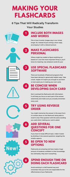 an info sheet with instructions on how to use flashcards for your business or company