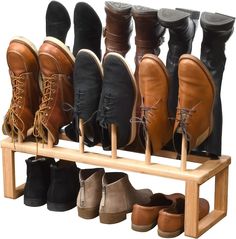 Mobilevision Bamboo Boot Rack Free Standing Shoe Organizer - Etsy Cowboy Boots Dress, Boot Shoe Rack, Socks Sandals, Boots Biker, Boot Rack, Boot Storage, Door Shoe Organizer, Boots Dress, Shoes Socks