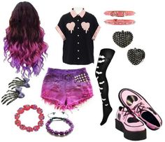 Purple Pastel Goth, Styl Goth, Mode Pastel, Cute Emo Outfits, Goth Outfit Ideas, Pastel Goth Outfits, Goth Outfit, Purple Pastel, Pastel Goth Fashion