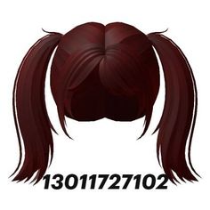 Wavy Pigtails, Red Hair Roblox, Roblox Ids, Outfit Codes, Role Play