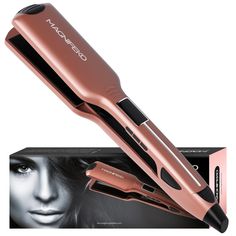 PRICES MAY VARY. Get The Perfect Hair Styling Within a Short Time- Enjoy instant heat up convenience with our pro-grade electronic flat irons, save time on your hair styling and achieve impeccable straightening effects easily. Invest In The Best Hair Straightener- Quality crafted of strong PA66 material, with 4 inches long and 1.6 inch wide ceramic plates, this new generation PTC heater utilizes advanced infrared technology, for perfectly straight hair. Designed For Multy Style Shaping- With a m Hair Straightening Tools, Titanium Hair Straightener, Professional Flats, Professional Hair Straightener, Static Hair, Best Hair Straightener, Hair Straighteners Flat Irons, Hair Straightening Iron, Straighten Iron