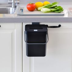 PRICES MAY VARY. MULTI-PURPOSE - The design of the hand-held, hook and clipboard allows our black garbage cans to be used with reusable shopping bags.The clipboard design allows the small garbage bin to be suspended on any smooth surface suitable for office,kitchen,bathroom,bedroom,laundry room,collecting dog poopetc. QUICK& EASY INSTALLATION - We are equipped with hook and clipboard for this composting bucket,you can use one of the accessories according to where you need to hang it. When using Small Compost Bin, Best Compost Bin, Compost Container, Compost Bucket, Kitchen Compost Bin, Trash Can With Lid, Kitchen Waste, Kitchen Trash Cans, Under Sink