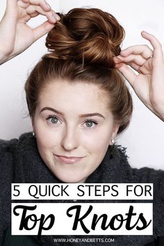 Top Knot Tutorial, Medium To Long Hair, Dunner Wordend Haar, Top Knot Bun, Knot Hair, Top Knot Hairstyles, Bun Tutorial, Hair Mist, Messy Bun Hairstyles