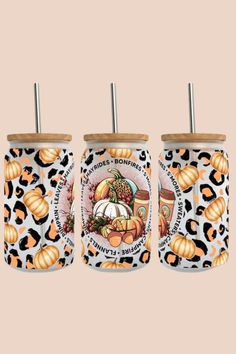 Hayrides Bonfires S'mores Sweaters Flannels Pumpkin Leaves Fall 16oz Libbey Glass Tumbler - ShopSpoiled Wine Stickers, Sublimation Images, Pumpkin Leaves, All Black Dresses, Glass Tumblers, Leaves Fall, Christmas Accessories, Libbey Glass, Christmas Stocking Stuffers