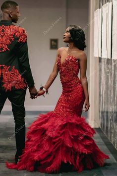 Red Prom Couple, Red Prom Suit, Trumpet Prom Dress, Prom Couples, Prom Poses, Gorgeous Prom Dresses, Inspiration Images, Wedding Dress Sequin, Prom Girl Dresses