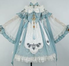 Shawl Dress, Style Kawaii, Old Fashion Dresses, Fantasy Dress, Really Cute Outfits, Kawaii Clothes, Fancy Outfits, Fantasy Fashion