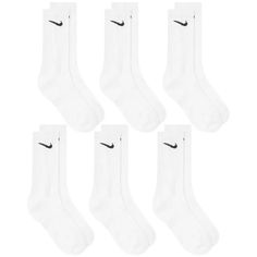 White Nike Socks Outfit, Nike Socks Outfit, White Nike Socks, Nike Apparel, Black And White Nikes, Nike Zoom Pegasus, Sock Outfits, Nike Socks, Crew Sock