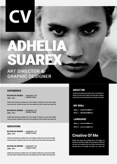 a black and white photo of a woman's face with the words adhelia square