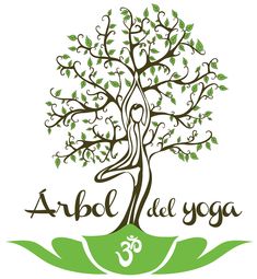 an image of a tree with the words arbol del yoga on it's side