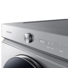 the front view of a samsung washing machine