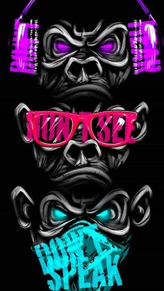 Iphone Wallpaper Hd, Ipad Wallpapers, Monkey Art, Tshirt Printing Design, Iphone Wallpaper Pattern, Swag Cartoon, Skull Artwork, Graffiti Wallpaper, Dope Cartoon Art