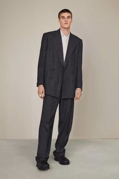 Look #4 featuring LOUIS STEELE designer MATTHEW WILLIAMS Final Collection / PARIS FASHION WEEK Givenchy Menswear, Waterproof Shoes