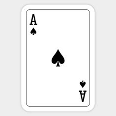 four of spades playing cards with the ace symbol in black and white on a light gray background