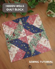 How to sew a hidden wells quilt block 🪡 For one block you’ll need 4 strips of fabric measuring 18 x 2.5 inches I’ve used fabrics from the Liberty collection called woodland walk 🌿 Perfect for jelly rolls and scrap fabrics #sewingtutorial #quiltblock #sewingideas Hidden Wells Quilt Block, Hidden Wells Quilt, Heart Sewing, Butterfly Quilt Pattern, Free Applique Patterns, Cluck Cluck Sew, Youtube Website, Woodland Walk, Jelly Roll Quilt Patterns