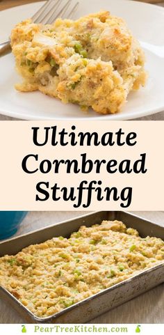 an image of the ultimate cornbread stuffing recipe