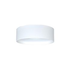 a white ceiling light on a white wall